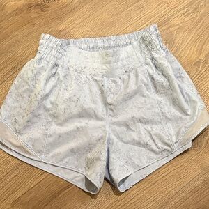 Lululemon Athletica Marble Gray Athletic Shorts